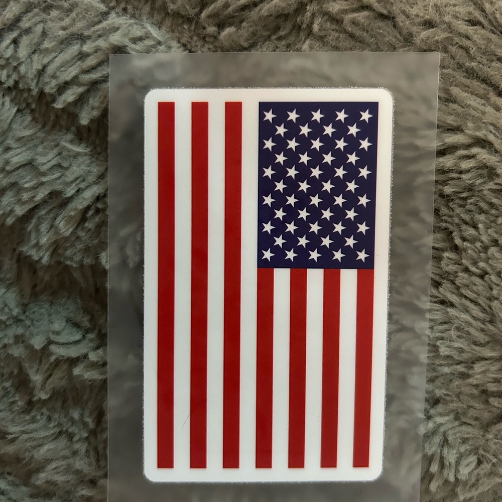 American Flag heat press patch